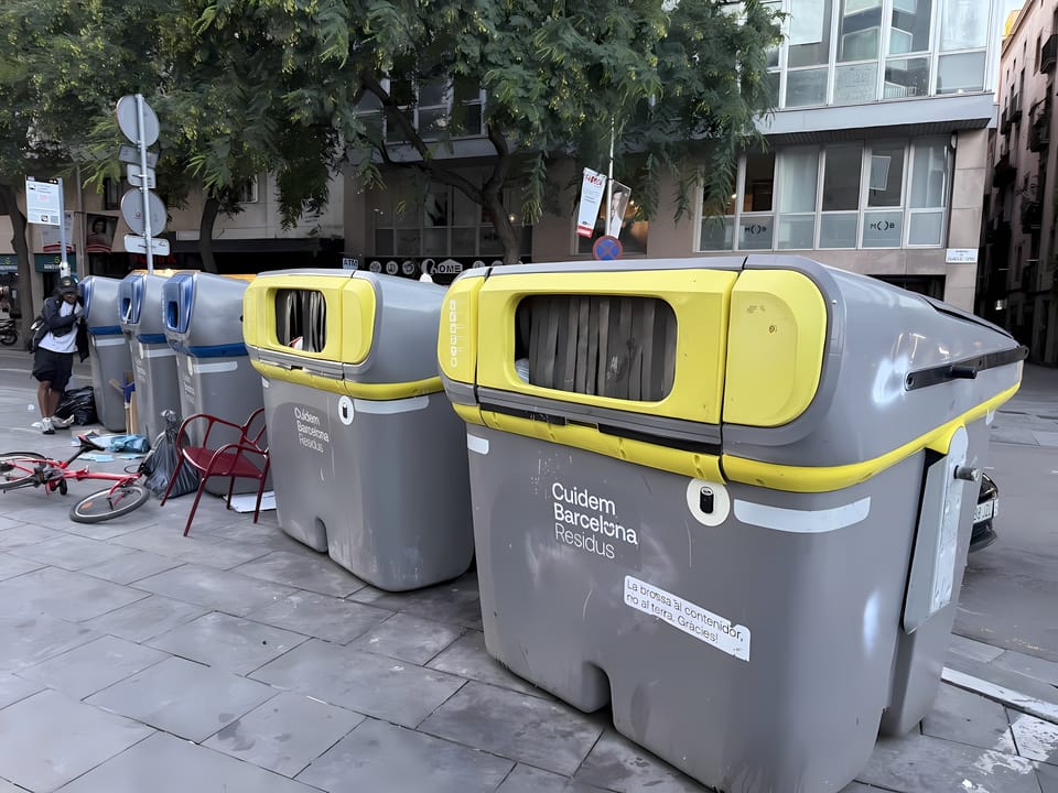 Barcelona to trial fire-resistant metal bins