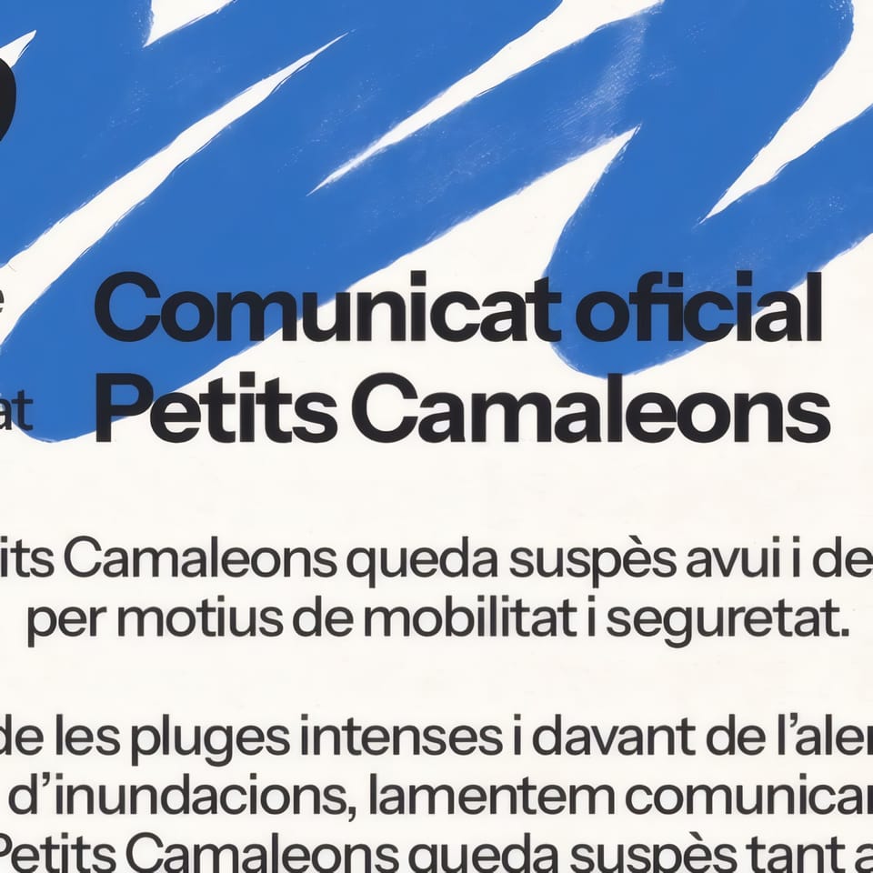 Petits Camaleons Festival Suspended for Rain