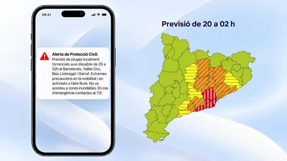 Red alert for heavy rain in Vallès Occidental