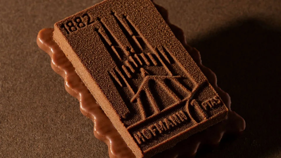 Hofmann Pastry's Origen biscuit inspired by the Sagrada Família, winner of the 2026 Best Catalan Tea Biscuit award